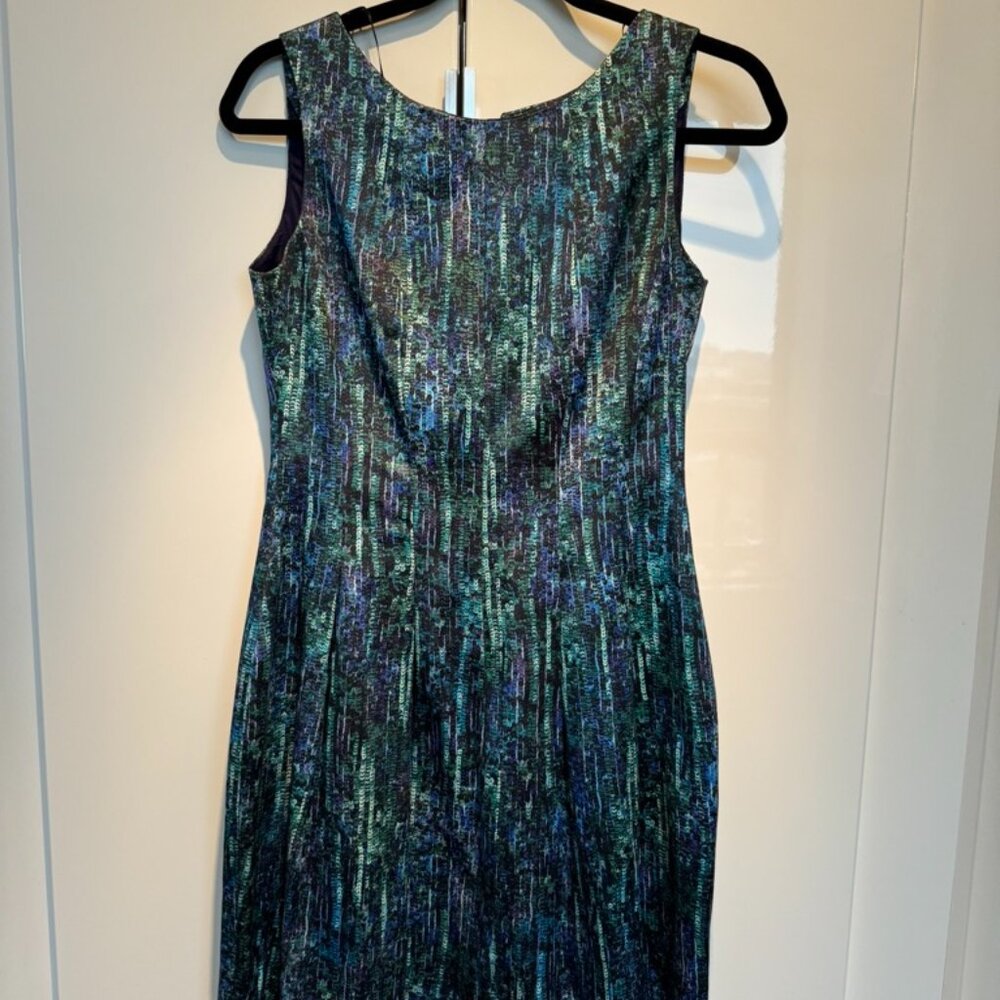 Zara Blue Fit & Flare Cocktail Dress – Size S